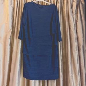 Tahari NWOT blue tiered plus size 22W dress